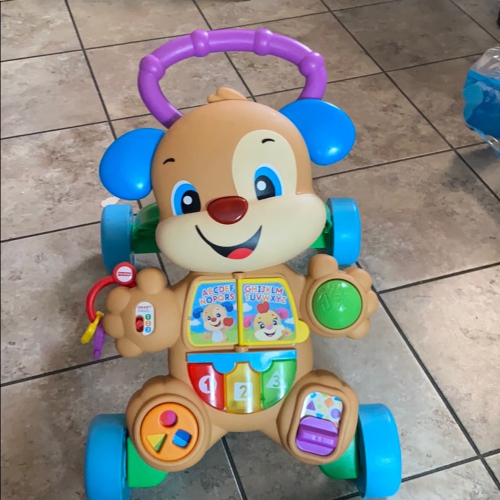 Fisher-price laugh & learn smart with puppy walker